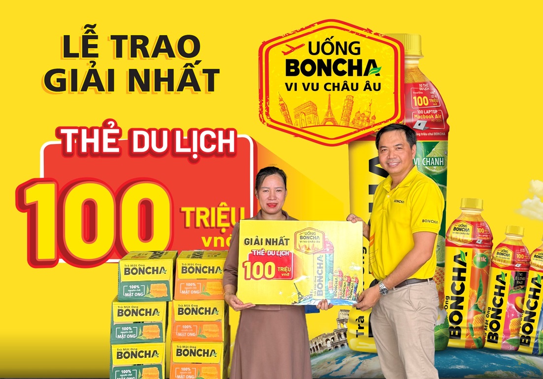 Tin nóng: Đã tìm ra Khách hàng trúng Giải Nhất "Uống BONCHA - Vi Vu Châu Âu"