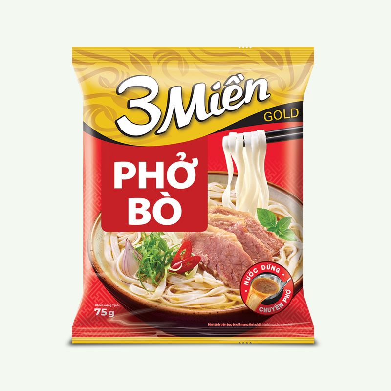 3 Mien Gold Instant Pho